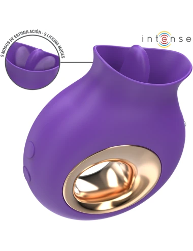 INTENSE - TULI STIMULATEUR CLITORIS 9 VIBRATIONS & 9 OSCILLATIONS VIOLET