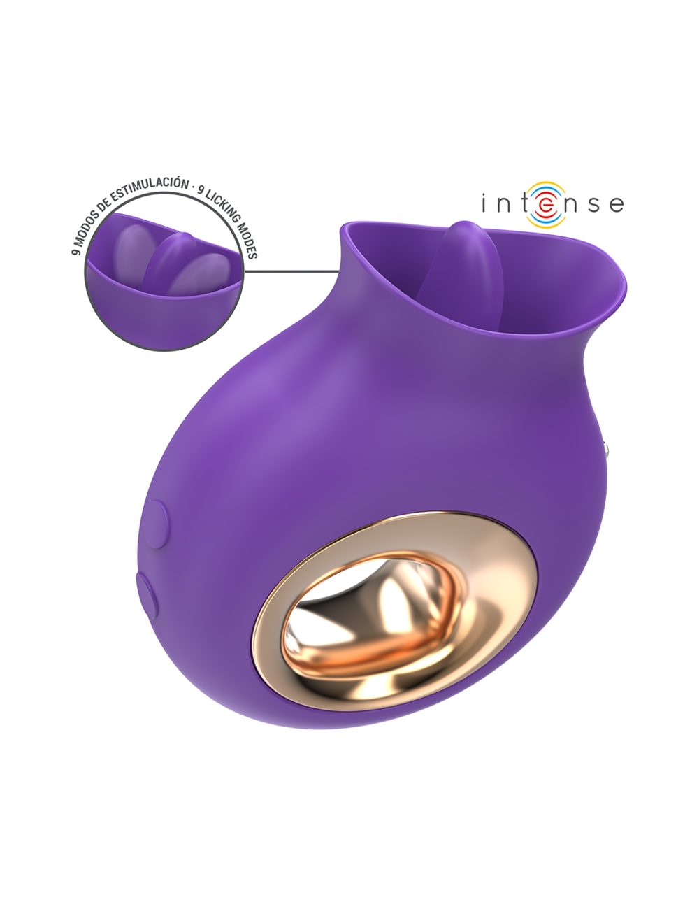 INTENSE - TULI STIMULATEUR CLITORIS 9 VIBRATIONS & 9 OSCILLATIONS VIOLET INTENSE - TULI STIMULATEUR CLITORIS 9 VIBRATIONS & 9 OSCILLATIONS VIOLET