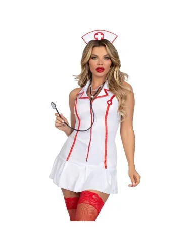 LEG AVENUE - COSTUME D'INFIRMIÈRE EN CHEF BLANC S/M
