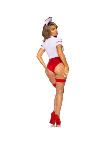LEG AVENUE - COSTUME D'INFIRMIÈRE SEXY ROUGE/BLANC S