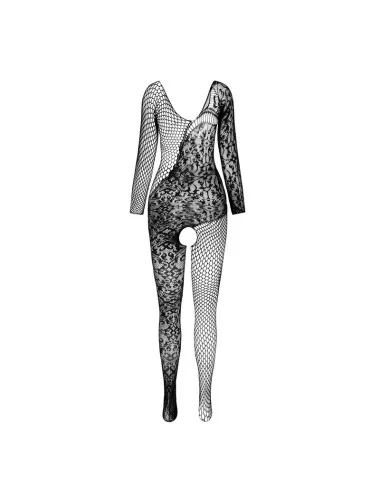 PASSION - BS 107 BODYSTOCKING BLANC TAILLE UNIQUE