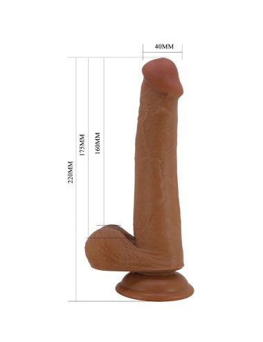 PRETTY LOVE - GRAND GODE RÉALISTE 22 CM MARRON