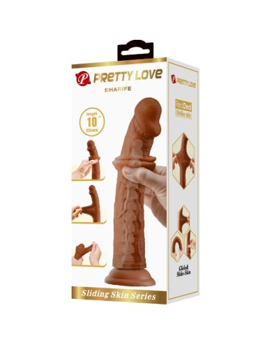 PRETTY LOVE - SHARIFE GODE RÉALISTE 25 CM MARRON