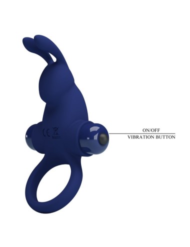 PRETTY LOVE - JIRO BAGUE LAPIN AVEC VIBRATION BLEU