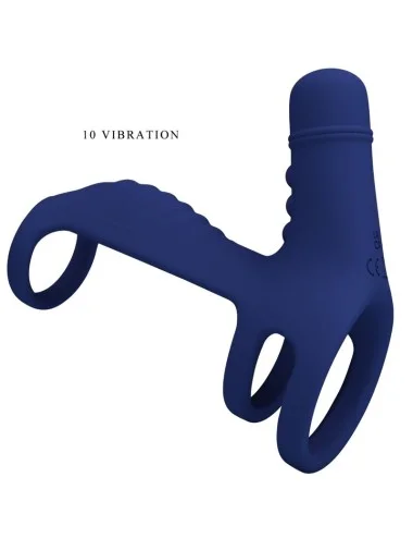 PRETTY LOVE - ANNEAU VIBRANT ELISH AVEC EXTENSION BLEU