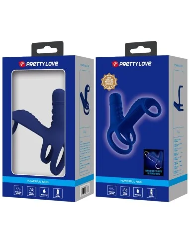 PRETTY LOVE - ANNEAU VIBRANT ELISH AVEC EXTENSION BLEU