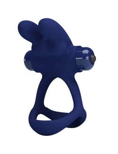 PRETTY LOVE - FRANCISCO DOUBLE ANNEAU VIBRANT LAPIN BLEU