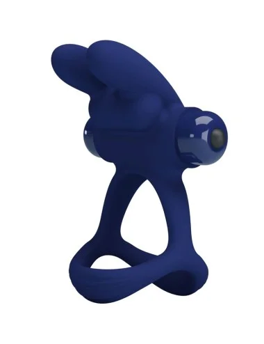 PRETTY LOVE - FRANCISCO DOUBLE ANNEAU VIBRANT LAPIN BLEU