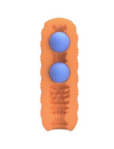 PRETTY LOVE - MASTURBATEUR POUR HOMME À DEUX BOULES ORANGE