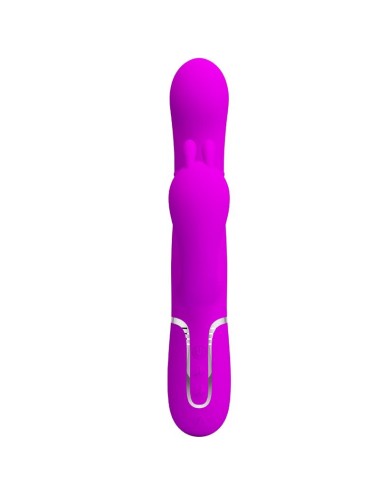 PRETTY LOVE - CAMMY TRIPLE VIBRATEUR MULTIFONCTION 4 EN 1 ROSE