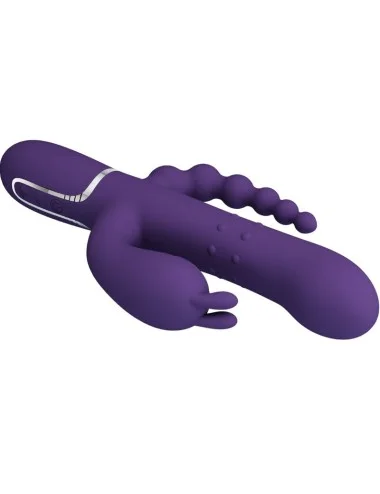 PRETTY LOVE - CAMMY TRIPLE VIBRATEUR MULTIFONCTION 4 EN 1 VIOLET