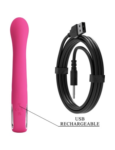 PRETTY LOVE - VIBRATEUR NOVAK RABBIT 12 VIBRATIONS ROSE