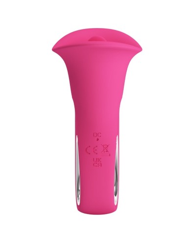 PRETTY LOVE - CLYDE VIBRATEUR ORAL LANGUE VIBRANTE 12 VIBRATIONS ROSE