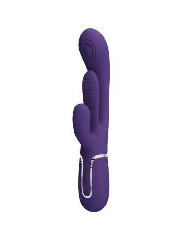 PRETTY LOVE - SHANIA TRIPLE RABBIT VIBRATEUR MULTIFONCTION VIOLET