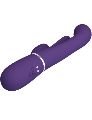 PRETTY LOVE - SHANIA TRIPLE RABBIT VIBRATEUR MULTIFONCTION VIOLET