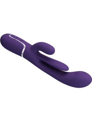 PRETTY LOVE - SHANIA TRIPLE RABBIT VIBRATEUR MULTIFONCTION VIOLET