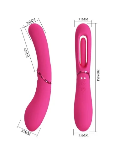 ROMANCE - VIBRATEUR POINT G LEXIE 7 VIBRATIONS ROSE