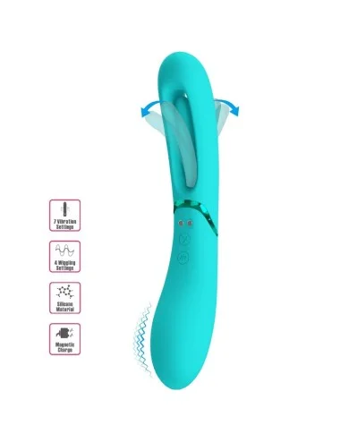 ROMANCE - VIBRATEUR POINT G LEXIE 7 VIBRATIONS BLEU