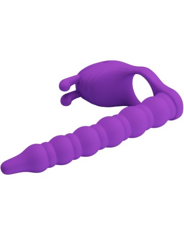 PRETTY LOVE - BLACKNEY ANNEAUX PÉNIS AVEC PLUG VIBRATEUR