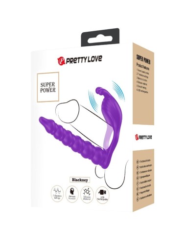 PRETTY LOVE - BLACKNEY ANNEAUX PÉNIS AVEC PLUG VIBRATEUR