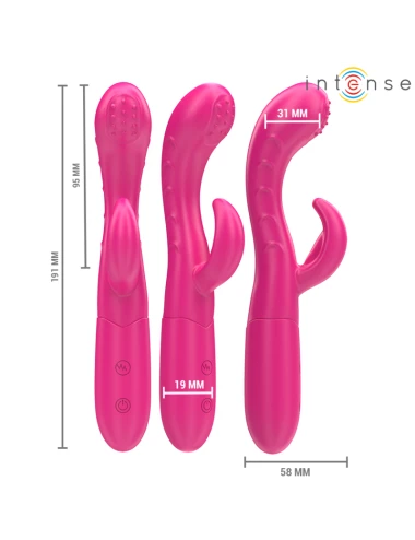 INTENSE - AMARA VIBRATEUR AVEC LANGUE STIMULANTE 10 VIBRATIONS ROSE