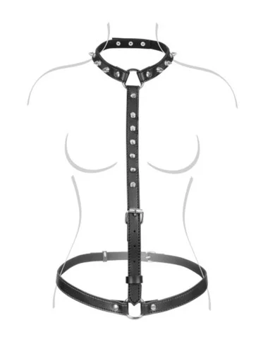 Harnais buste avec pointes picots Fetish Tentation - CC570410