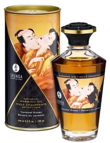 Huile chauffante caramel comestible 100ml - CC812011