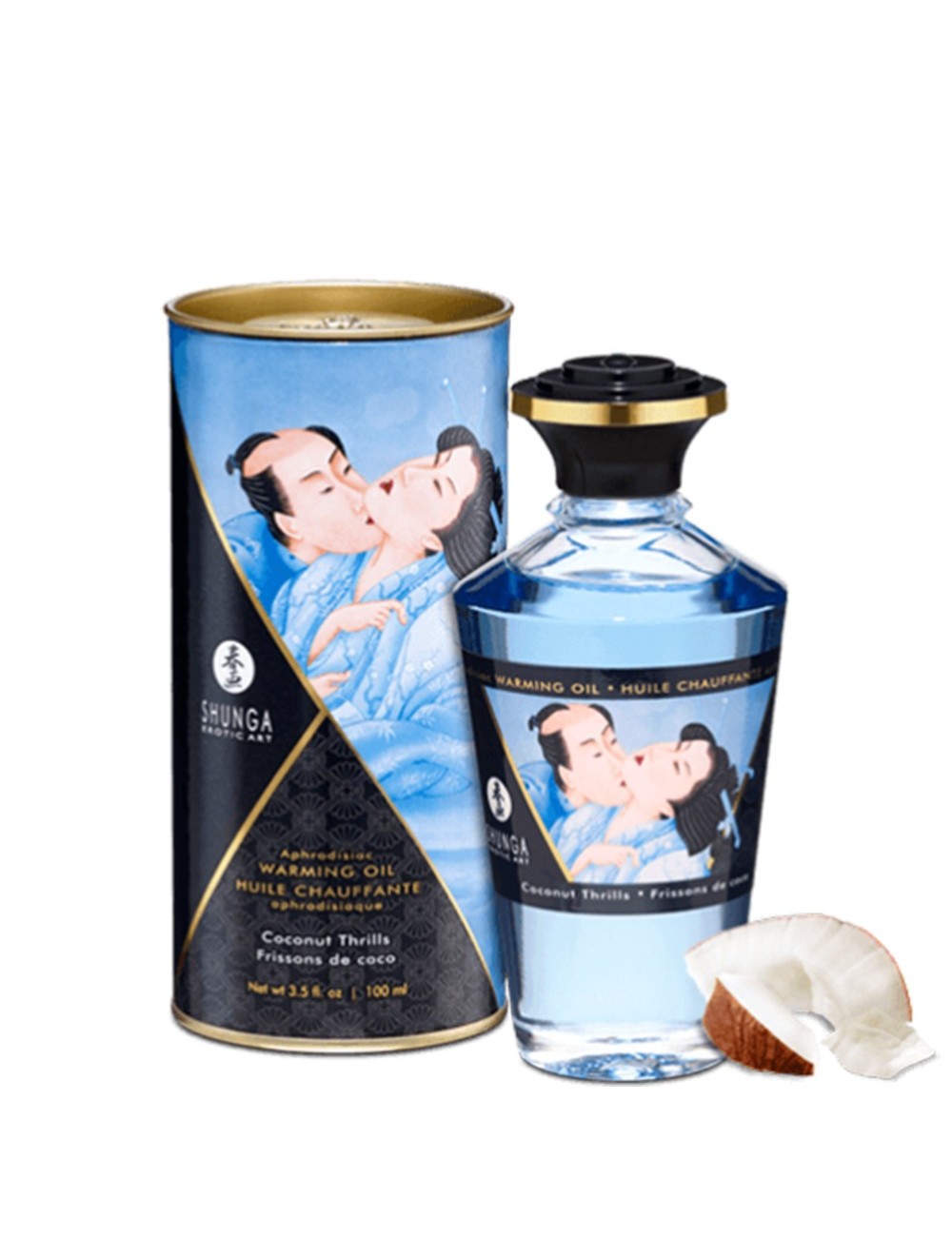 Huile chauffante noix de coco comestible 100ml - CC812009 Huile chauffante noix de coco comestible 100ml - CC812009