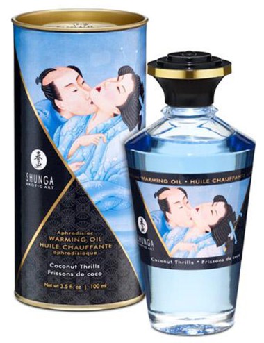 Huile chauffante noix de coco comestible 100ml - CC812009