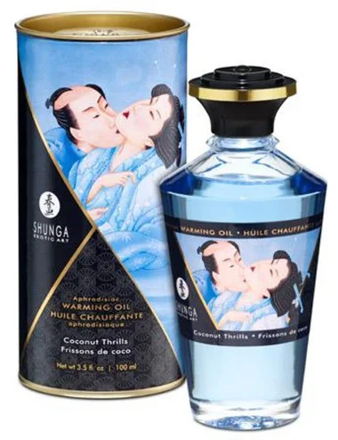 Huile chauffante noix de coco comestible 100ml - CC812009