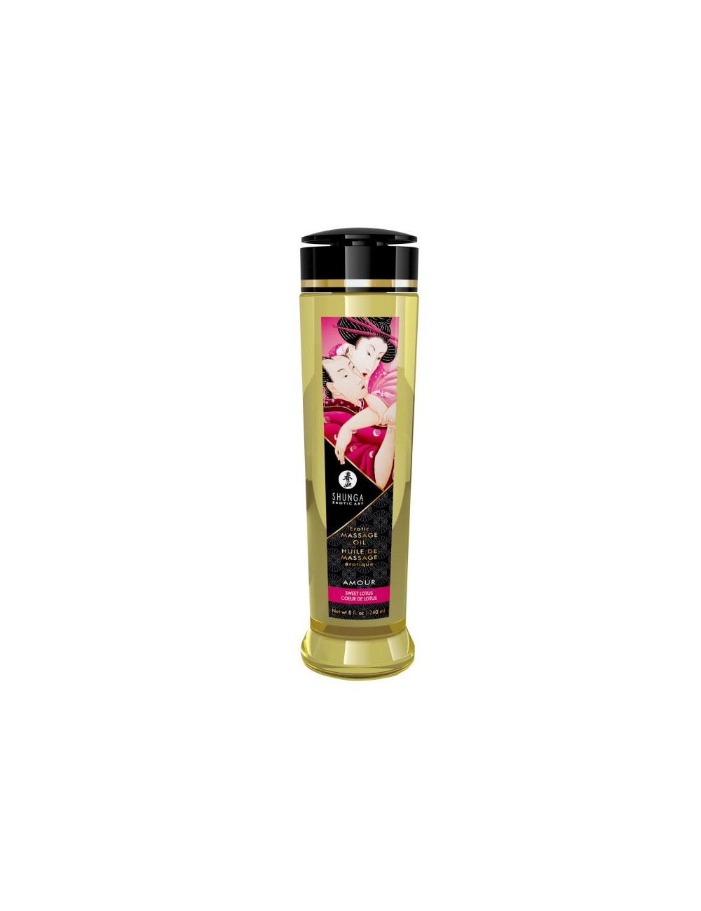 Huile de massage érotique - Coeur de Lotus - 240 ml