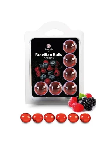 6 Brazilian Balls Fruits des bois 3386-5