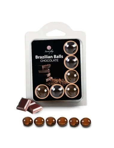 6 Brazilian Balls Chocolat 3386-1