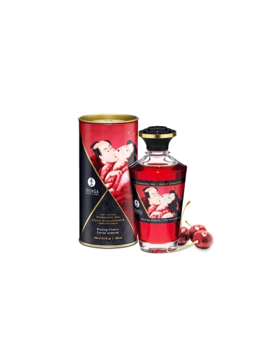 Huile chauffante aphrodisiaque - Cerise ardente 100ml