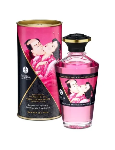 Huile chauffante aphrodisiaque - Framboise 100ml