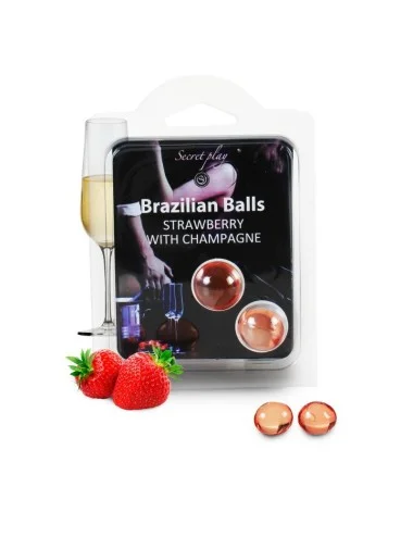 Duo Brazilian Balls Fraise champagne 3385-2