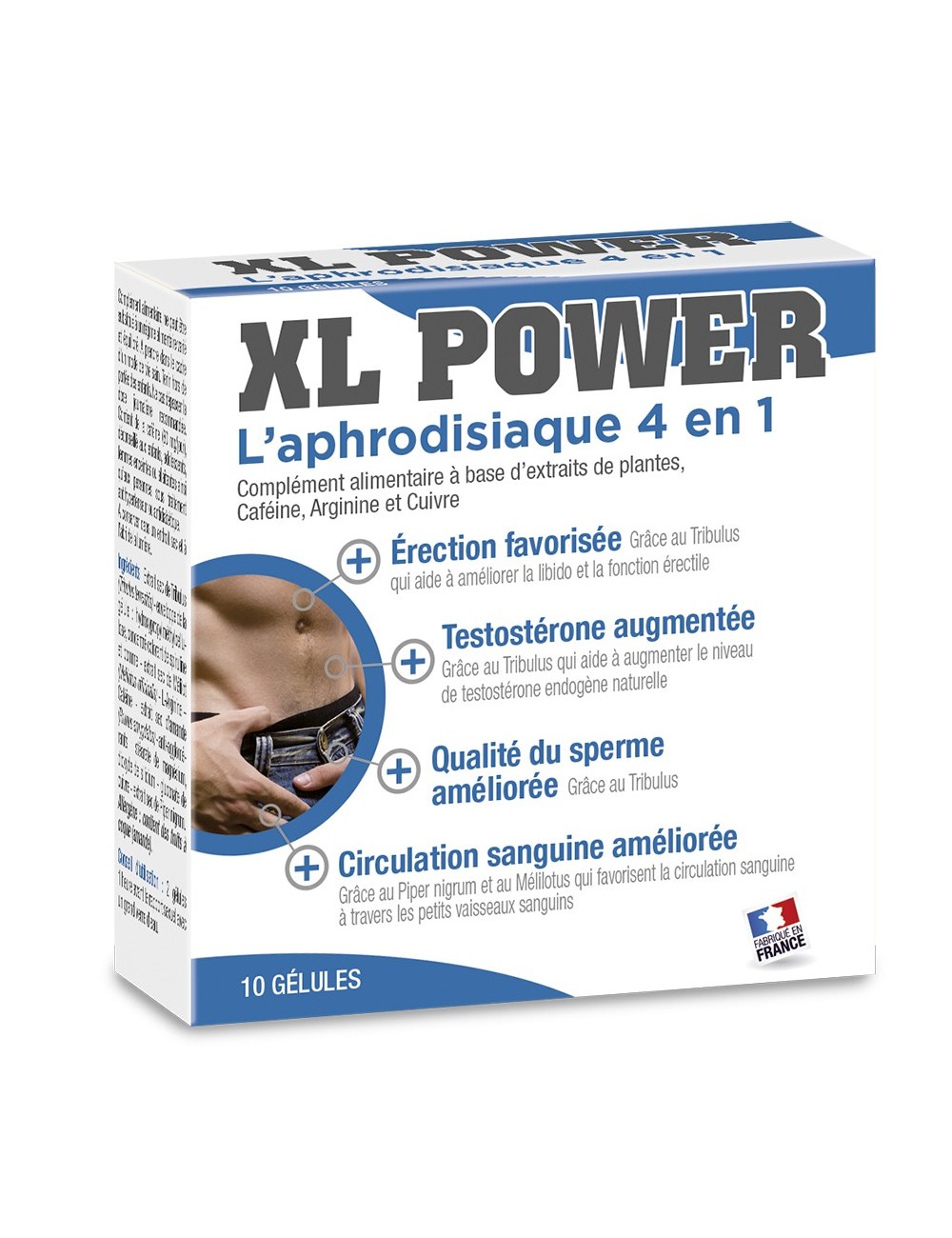 XL Power aphrodisiaque 4 en 1, 10 gélules - LAB32 XL Power aphrodisiaque 4 en 1, 10 gélules - LAB32