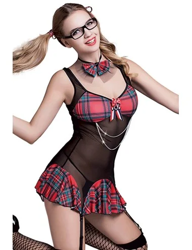Tenue sexy étudiante 6 pièces