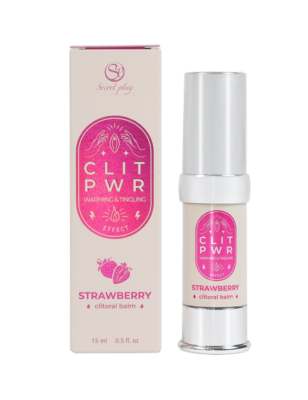 Baume pour clitoris Clit Pwr Fraise