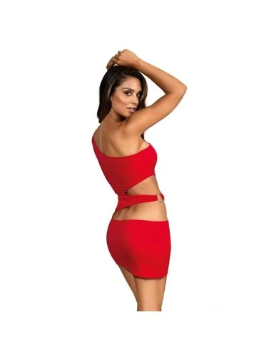 V-9249 Robe - Rouge