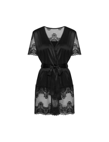 Maderris peignoir - Noir