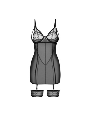 Nuites nuisette et string - Noirs