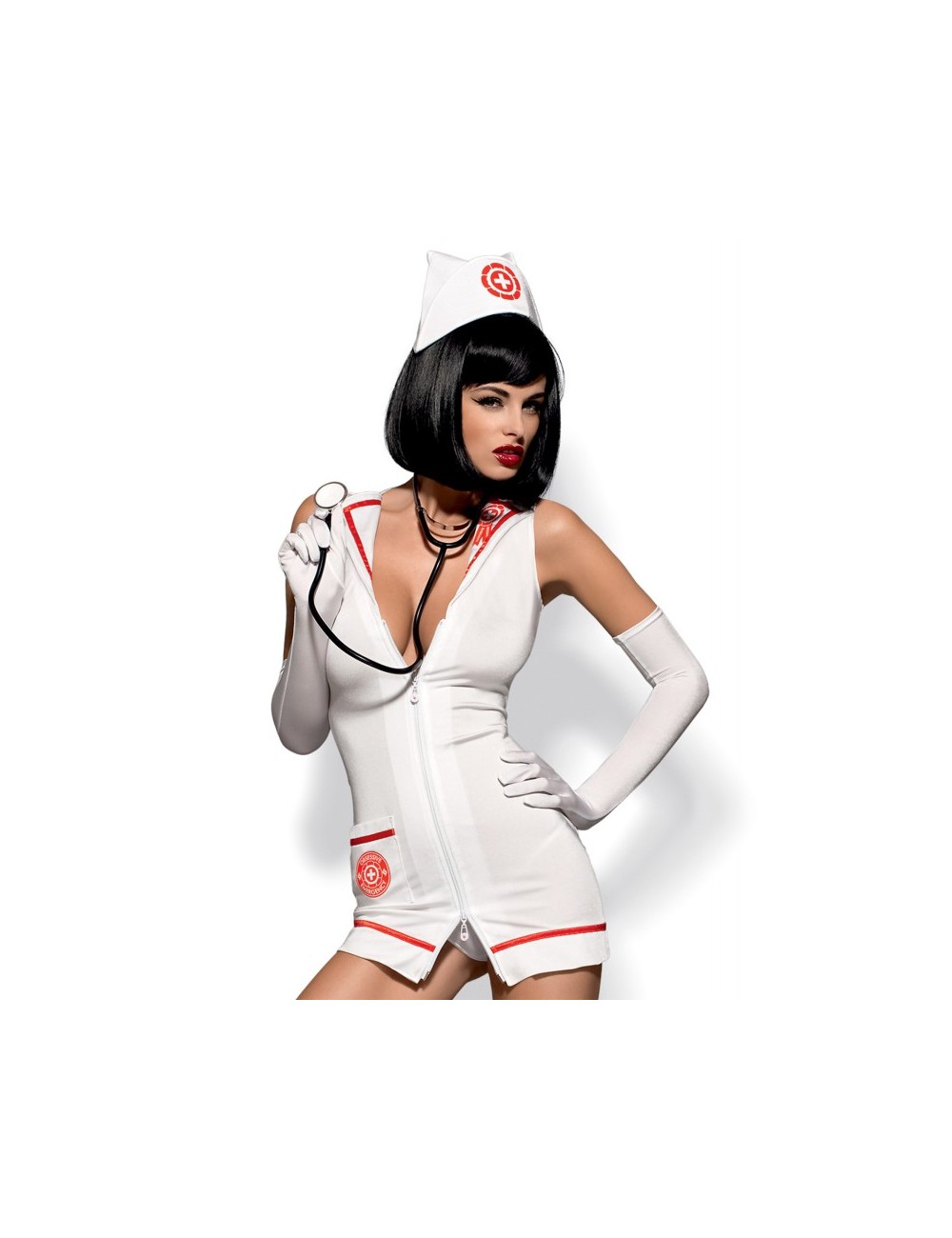 Emergency Costume - Blanc et Rouge Emergency Costume - Blanc et Rouge