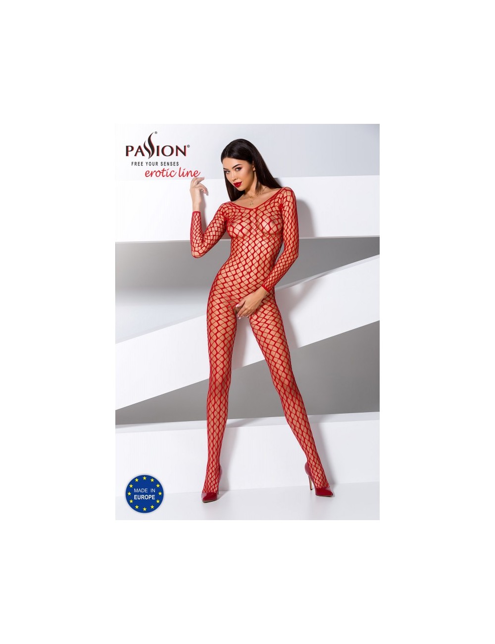 BS068R Bodystocking - Rouge