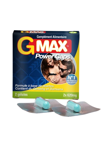 Gmax Power Caps Homme - 2 gélules