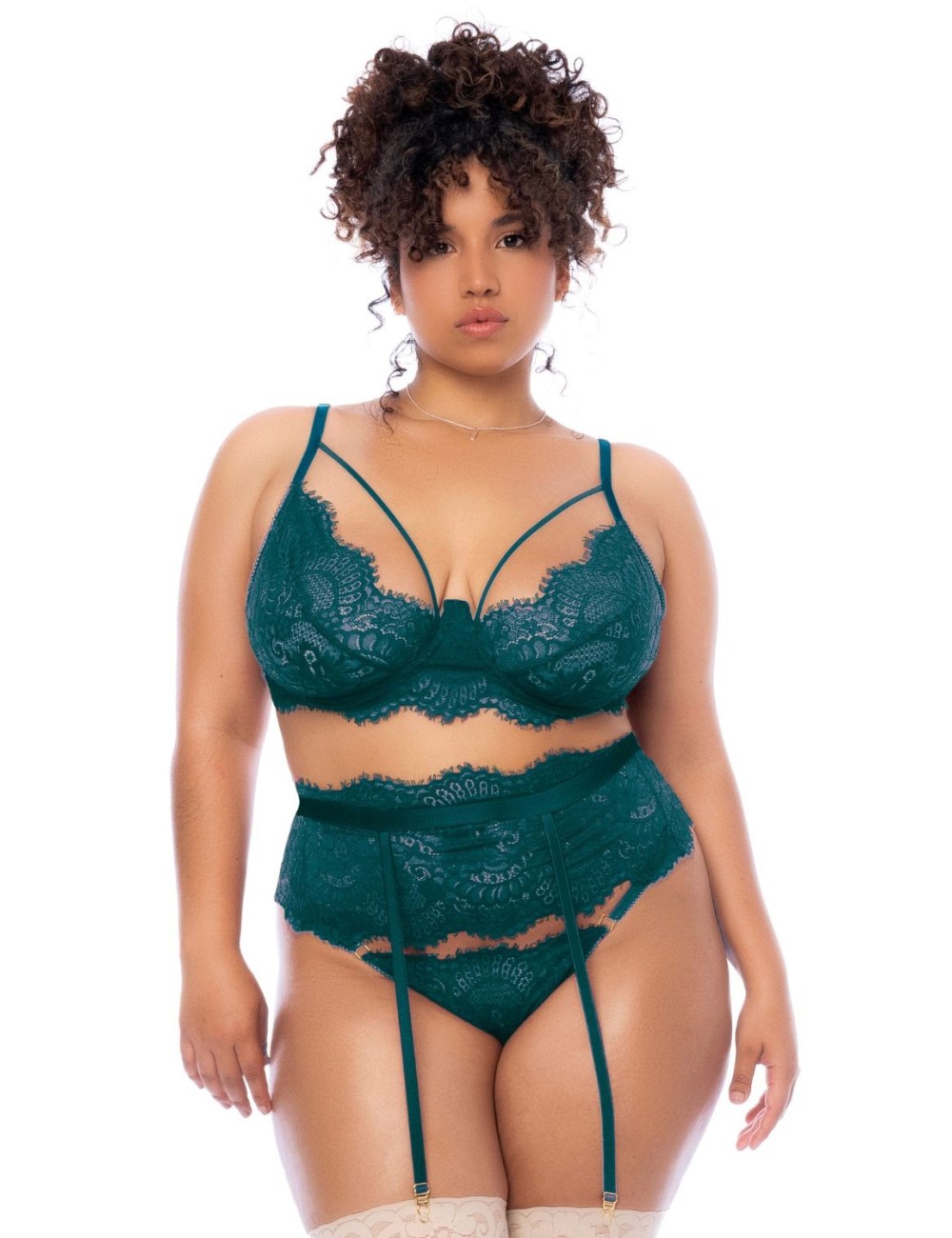 Ensemble 3 pièces grande taille vert - MAL8866XSEAG Ensemble 3 pièces grande taille vert - MAL8866XSEAG