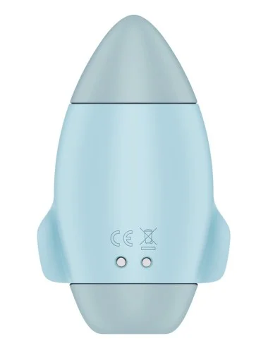 Stimulateur de clitoris violet vibration et air pulsé USB vert Mission control Satisfyer - CC597853