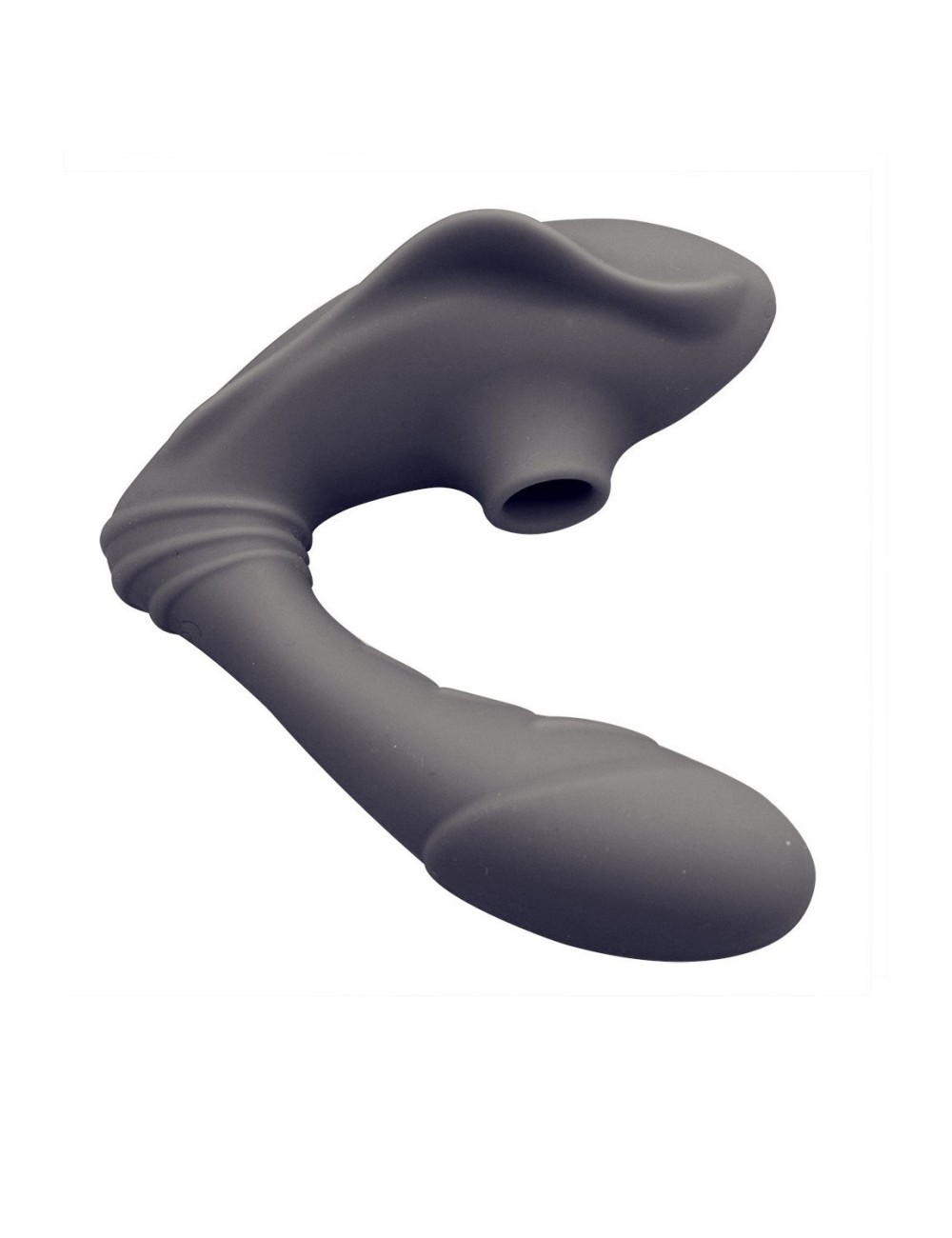 2 EN 1 Vibromasseur et stimulateur clitoridien USB noir - BOZ-042 2 EN 1 Vibromasseur et stimulateur clitoridien USB noir - BOZ-042