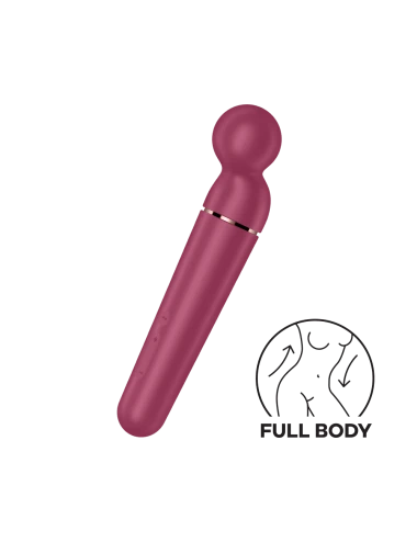 Vibromasseur wand rouge USB 60 vibrations Planet Wand-er Satisfyer - CC597844