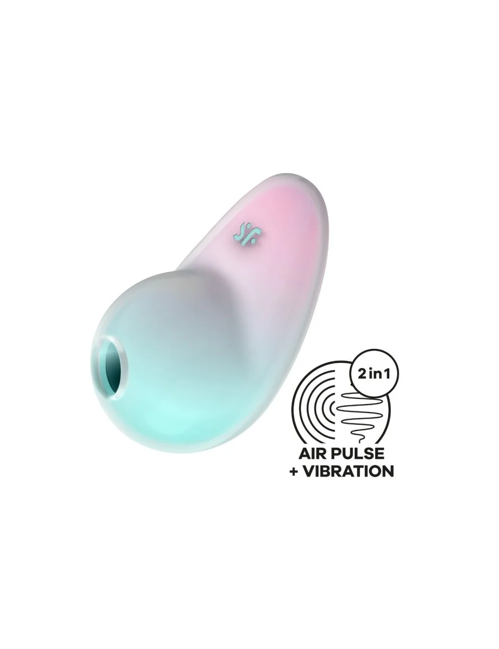 Stimulateur clitoridien par onde de pression sans contact et par vibration USB vert et rose, Pixie Dust Satisfyer - CC597837 Stimulateur clitoridien par onde de pression sans contact et par vibration USB vert et rose, Pixie Dust Satisfyer - CC597837